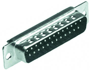 MH Connectors MHDB25-SP 2101-0180-03 D-SUB Stiftleiste 180° Polzahl: 25 Lötkelch