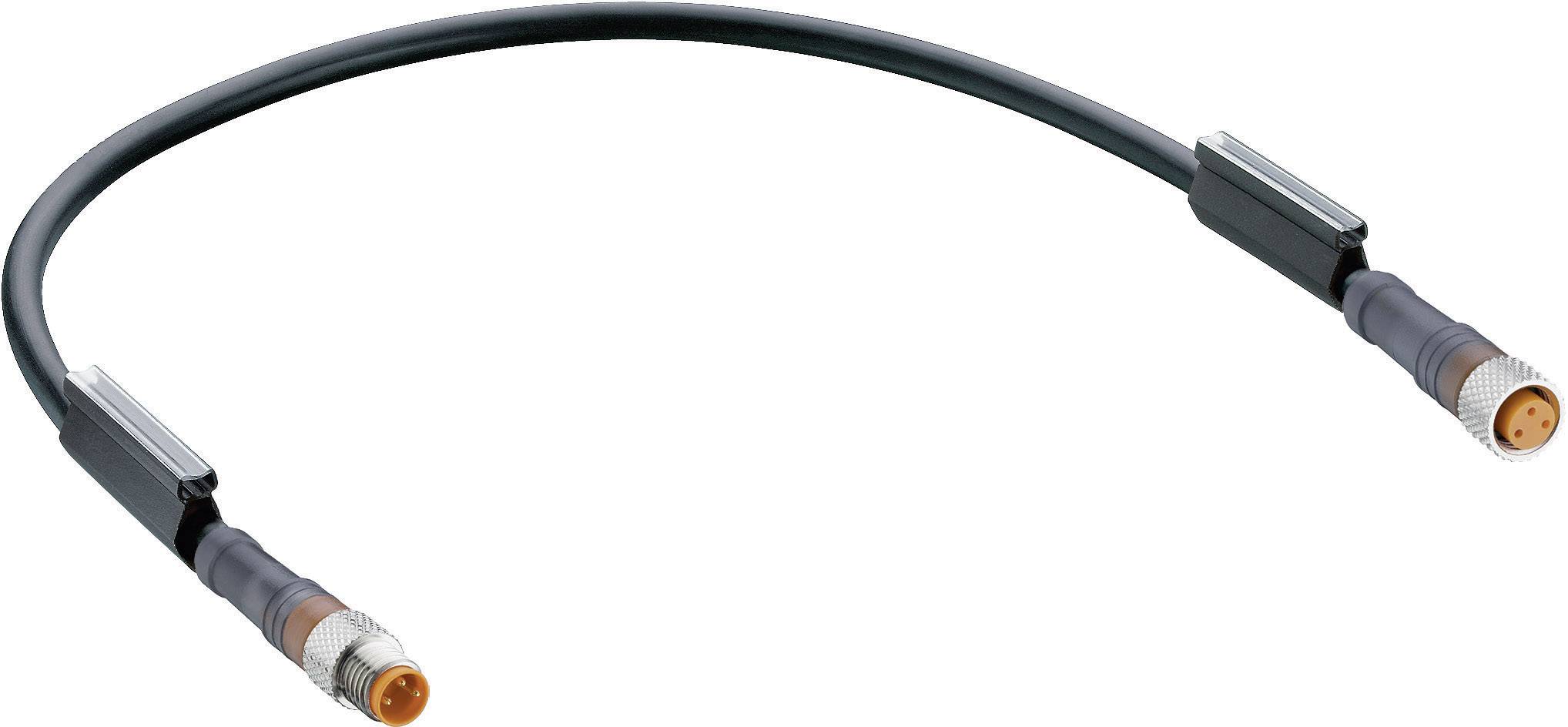 Lumberg Automation RSMV 3-RKMV 3-224/2M-10 Sensor-/Aktor-Steckverbinder, konfektioniert M8 Stecker, gerade, Buchse, gerade 2.00m