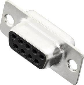MH Connectors MHDB09-SS 2101-0180-11 D-SUB Buchsenleiste 180° Polzahl: 9 Lötkelch