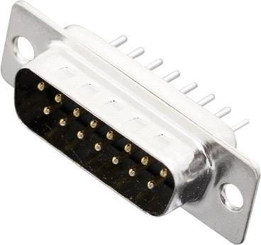 MH Connectors MHDD15-M-T-B-S 2103-0100-02 D-SUB Stiftleiste 180 ° Polzahl: 15 Löten