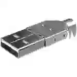 BKL Electronic Selbstkonfektionierbarer USB A-Steckverbinder Stecker, gerade 10120098 USB A 10120098 Inhalt BKL Electronic Selbstkonfektionierbarer USB A-Steckverbinder Stecker, gerade 10120098 USB A 10120098 Inhalt