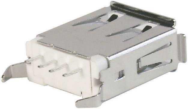 TRU Components USB-Einbaubuchse 2.0 180° TC-A-USB A-TOP-203 USB A 1586516 Inhalt