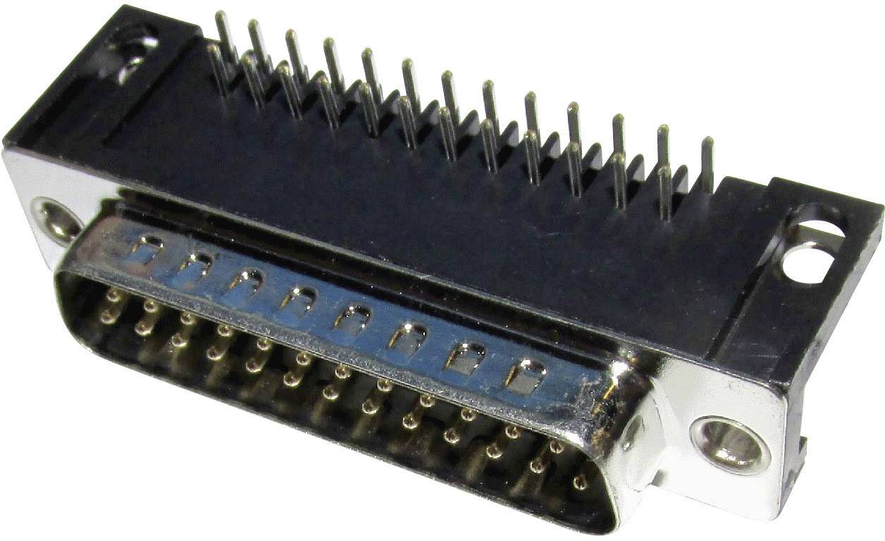 MH Connectors MHDD09-M-T-B-S-RBM 2103-2100-01 D-SUB Stiftleiste 90 ° Polzahl: 9 Löten 1 St.