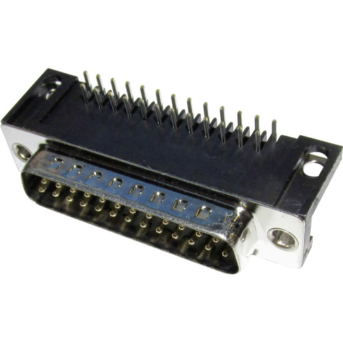 MH Connectors MHDD09-M-T-B-S-RBM 2103-2100-01 D-SUB Stiftleiste 90° Polzahl: 9 Löten 1St.