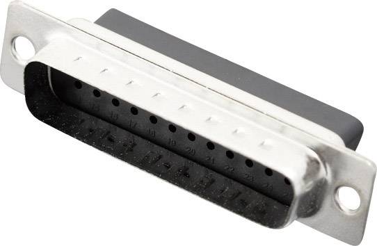 MH Connectors MHDBC25-SP 2101-0190-03 D-SUB Stiftleiste 180° Polzahl: 25 Crimpen