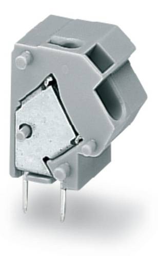 WAGO 254-863 Federkraftklemmblock 1.50 mm² Polzahl 1 Lichtgrau 300 St.