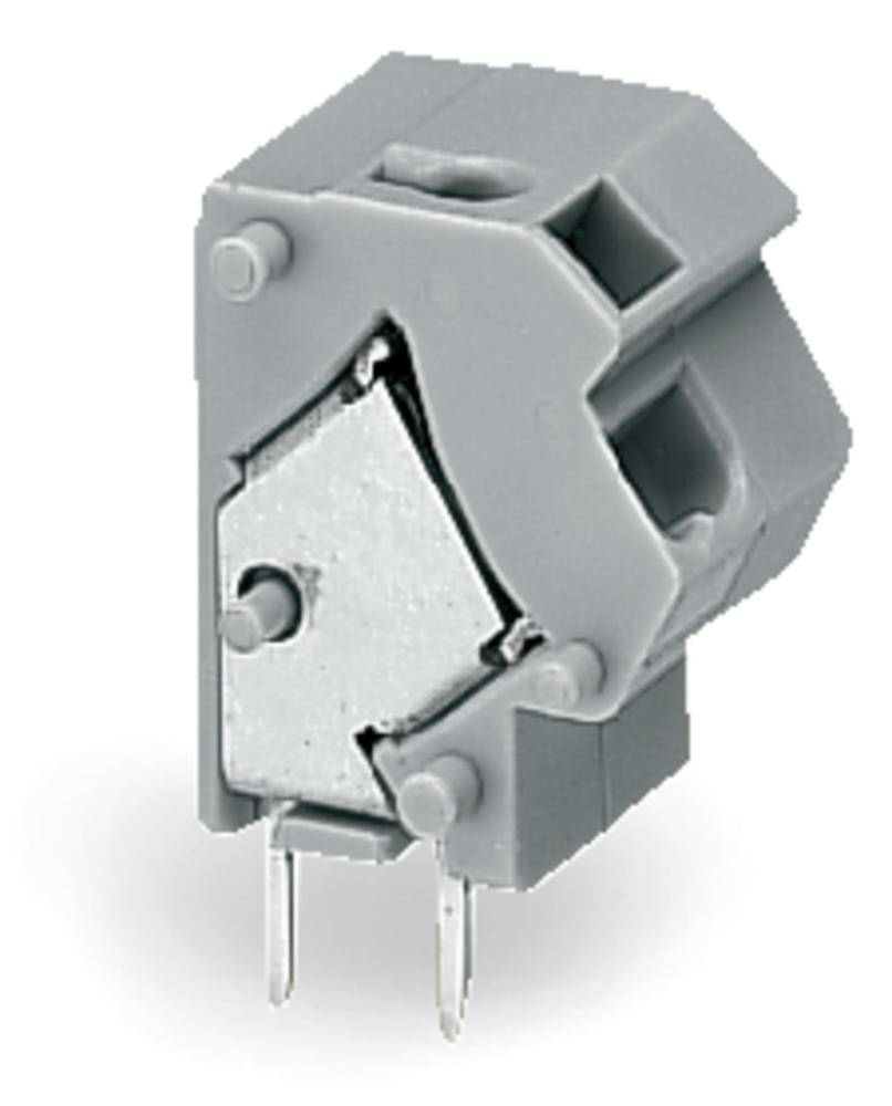 WAGO 254-822 Federkraftklemmblock Polzahl 1 Dunkelgrau 300 St.