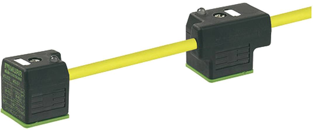 Doppel-Ventilstecker mit Anschlussleitung Schwarz MSUD Pole:4 7000-58021-6270150 Murrelektronik Inhalt: 1 St.