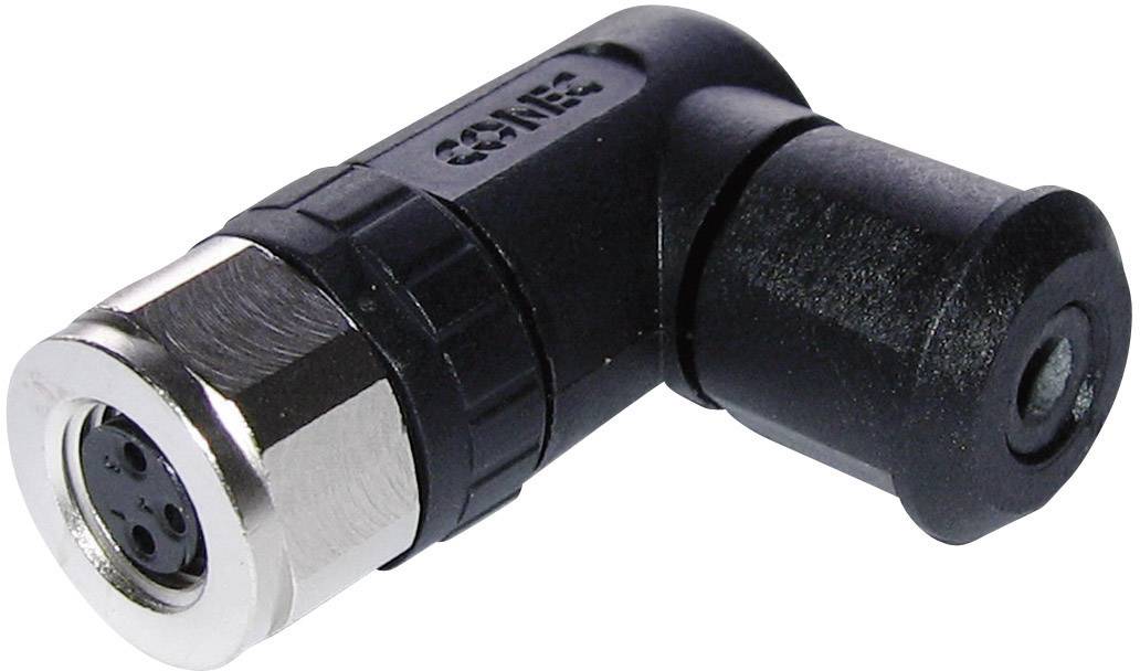 Conec 42-00026 Sensor-/Aktor-Steckverbinder, unkonfektioniert M8 Buchse, gewinkelt Polzahl Sensoren: 3 1St.