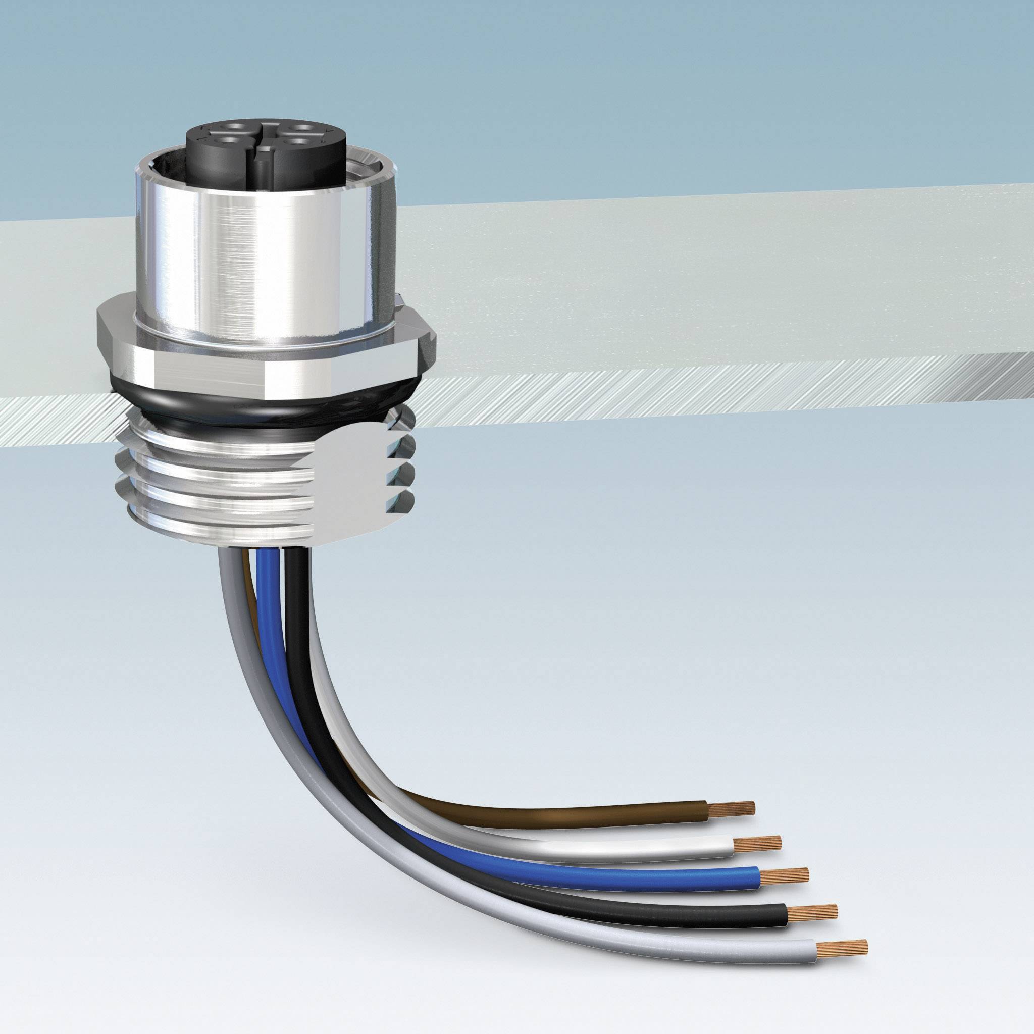 Phoenix Contact 1500350 Sensor-/Aktor-Einbausteckverbinder M8 Buchse, Einbau Polzahl Sensoren: 3 1 St.