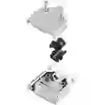 MH Connectors MHDTPK-9-K 6560-0145-01 D-SUB Gehäuse Polzahl: 9 Kunststoff, metallisiert 180° Silber MH Connectors MHDTPK-9-K 6560-0145-01 D-SUB Gehäuse Polzahl: 9 Kunststoff, metallisiert 180° Silber