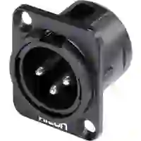 Hicon HI-X3DM-M XLR-Steckverbinder Flanschstecker, Kontakte gerade Polzahl: 3 Schwarz Hicon HI-X3DM-M XLR-Steckverbinder Flanschstecker, Kontakte gerade Polzahl: 3 Schwarz
