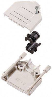 MH Connectors MHDTZK-N-09-RA-K 6560-0105-01 D-SUB Gehäuse Polzahl: 9 Metall 180° Silber 1St.