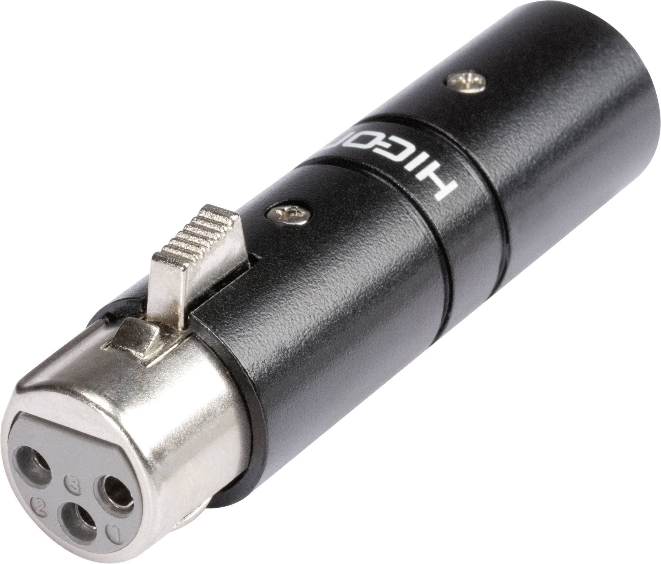 Hicon HI-X3X3-FM XLR-Adapter XLR-Stecker - XLR-Buchse 1 St.