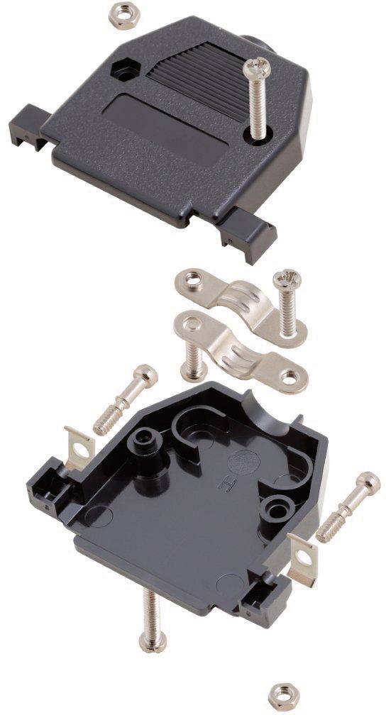 MH Connectors 2360-0102-03 2360-0102-03 D-SUB Gehäuse Polzahl: 25 Kunststoff 180° Schwarz