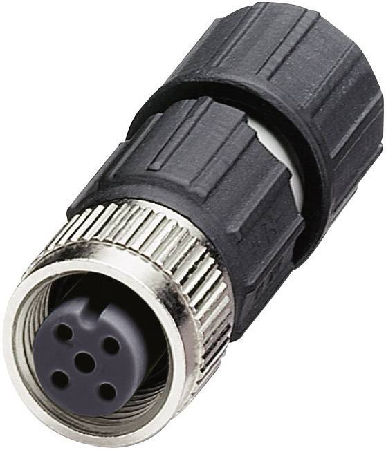 Phoenix Contact 1641688 Sensor-/Aktor-Steckverbinder, unkonfektioniert M12 Buchse, gerade Polzahl Sensoren: 4 1St.