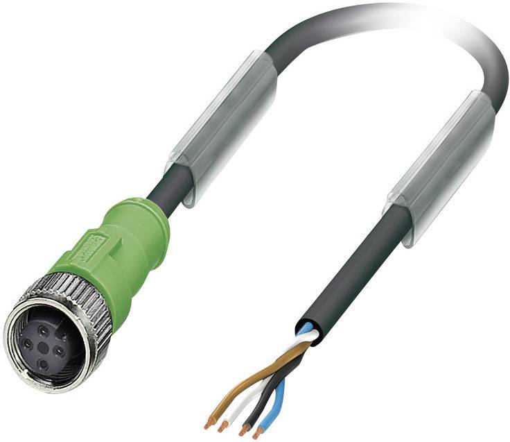 Phoenix Contact 1668111 Sensor-/Aktor-Steckverbinder, konfektioniert M12 Buchse, gerade 3.00 m Polz
