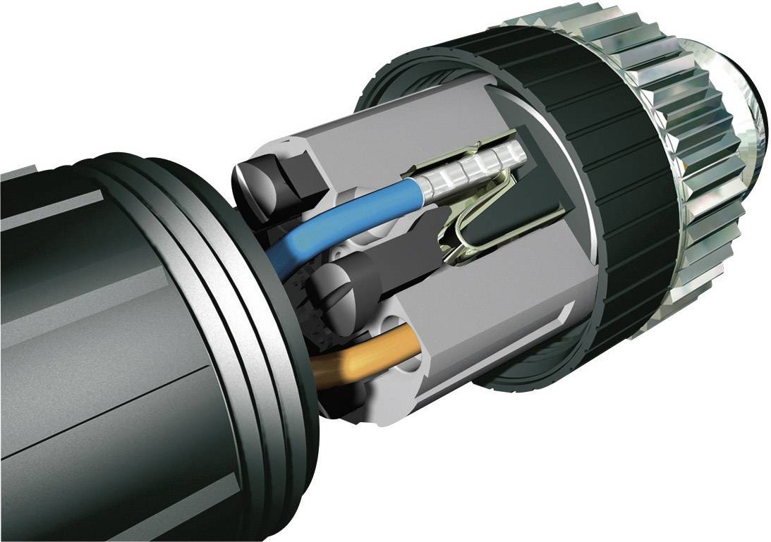 Phoenix Contact 1424667 Sensor-/Aktor-Steckverbinder, unkonfektioniert M12 Stecker, gewinkelt Polzahl Sensoren: 4 1St.