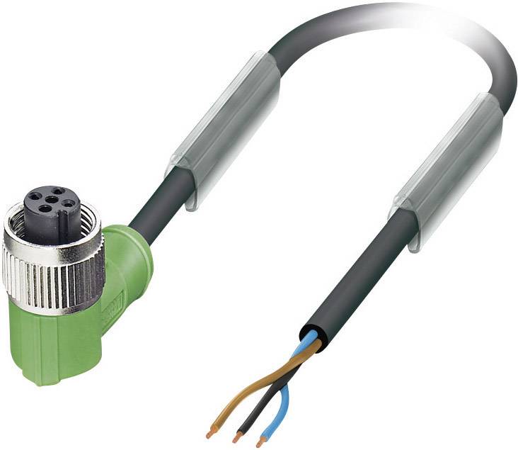 Phoenix Contact 1694525 Sensor-/Aktor-Steckverbinder, konfektioniert M12 Buchse, gewinkelt 5.00m Polzahl Sensoren: 3 1St.