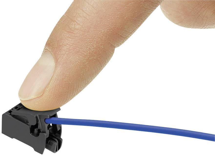 Phoenix Contact 1702610 Federkraftklemmblock 0.34mm² Polzahl 2 Schwarz