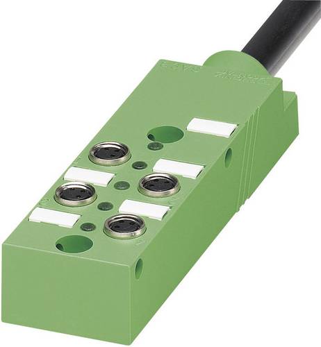 SACB- 6/3-L- 5,0PUR-M8 1516030 Sensor/Aktorbox passiv M8-Verteiler mit Metallgewinde