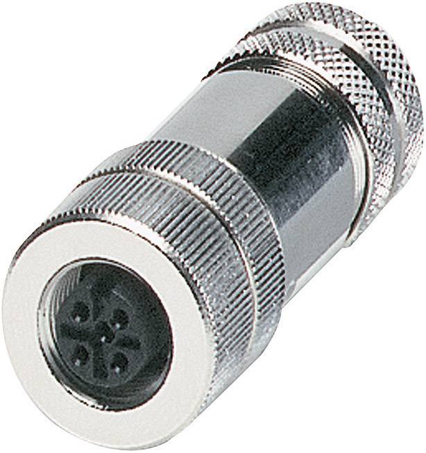 Metallstecker mit mehreren Pins, zylindrische Form, glänzende Oberfläche. Geeignet für elektronische Verbindungen.