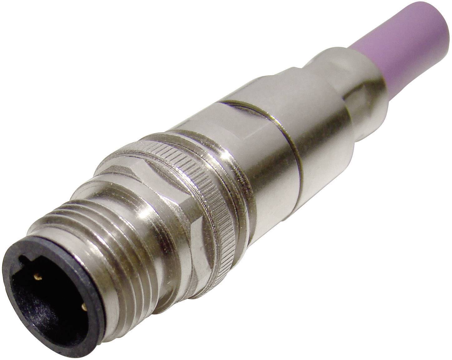 Provertha 42-100001 Sensor-/Aktor-Steckverbinder, unkonfektioniert M12 Stecker, gerade Polzahl Sensoren: 2 1 St.