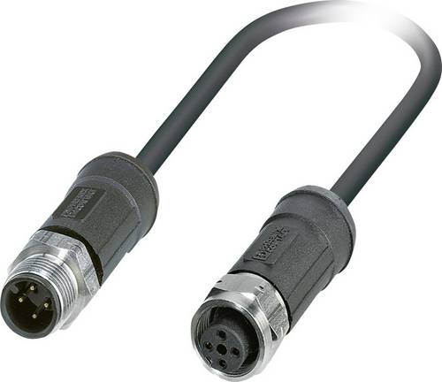Phoenix Contact 1454118 Sensor-/Aktor-Steckverbinder, konfektioniert M12 Stecker, gerade, Buchse, g