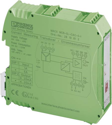 Phoenix Contact MACX MCR-SL-CAC- 5-I Strommessumformer für 1 & 5 A