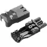 Adels-Contact 17720 Netz-Steckverbinder AC Buchse, gerade Gesamtpolzahl: 2 + PE 16A Schwarz 1St. Adels-Contact 17720 Netz-Steckverbinder AC Buchse, gerade Gesamtpolzahl: 2 + PE 16A Schwarz 1St.