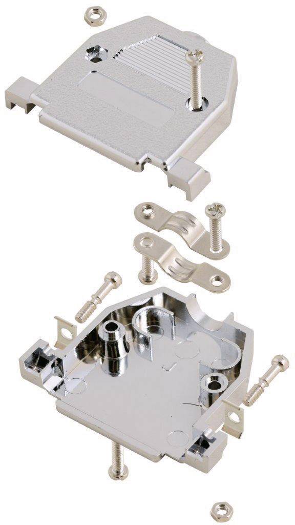 MH Connectors 2360-0105-03 2360-0105-03 D-SUB Gehäuse Polzahl: 25 Kunststoff, metallisiert 180° Silber