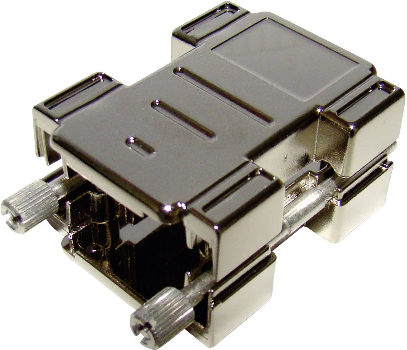 Provertha 87254M001 87254M001 D-SUB Adaptergehäuse Polzahl: 25 Kunststoff, metallisiert 180 ° Silber 1 St.