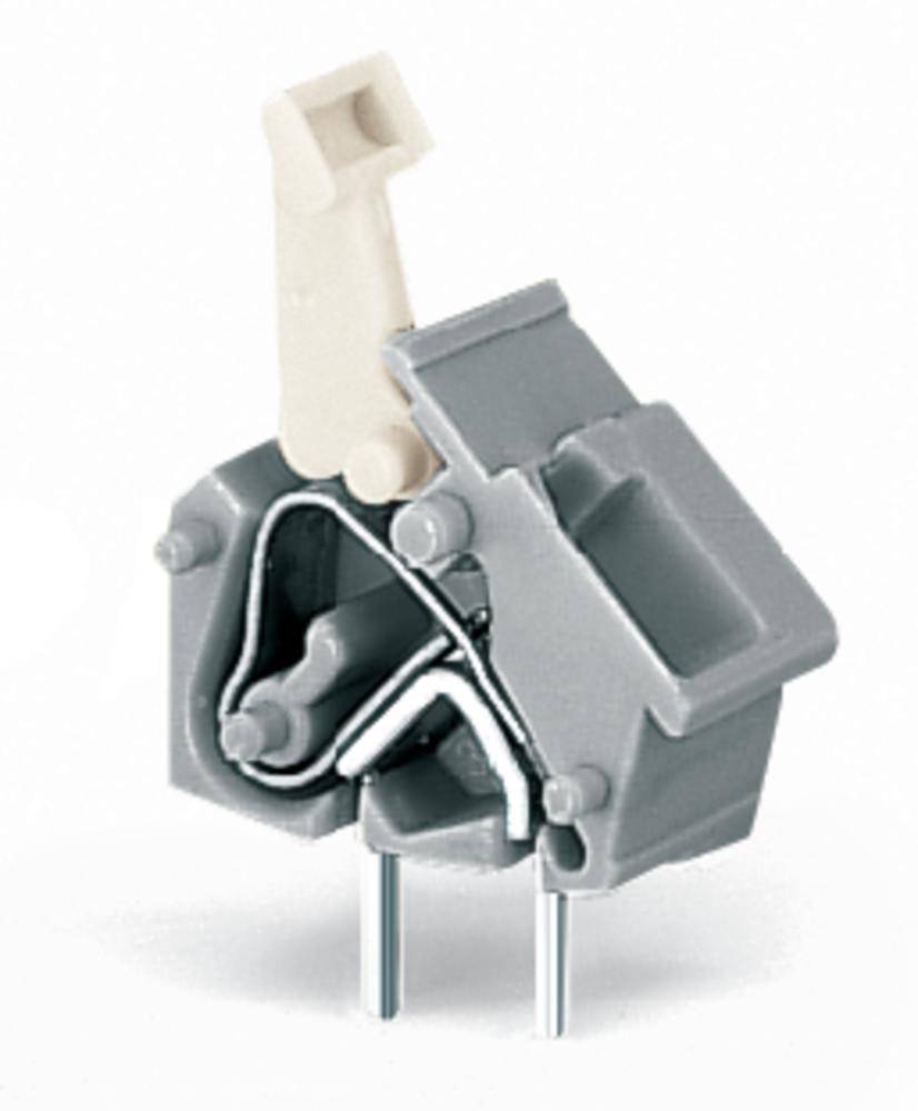 WAGO 256-753/999-950 Federkraftklemmblock 2.50mm² Polzahl 1 Lichtgrau 400St.