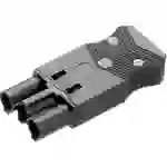 Adels-Contact 18044 Netz-Steckverbinder AC Stecker, gerade Gesamtpolzahl: 2 + PE 16A Schwarz 1St. Adels-Contact 18044 Netz-Steckverbinder AC Stecker, gerade Gesamtpolzahl: 2 + PE 16A Schwarz 1St.