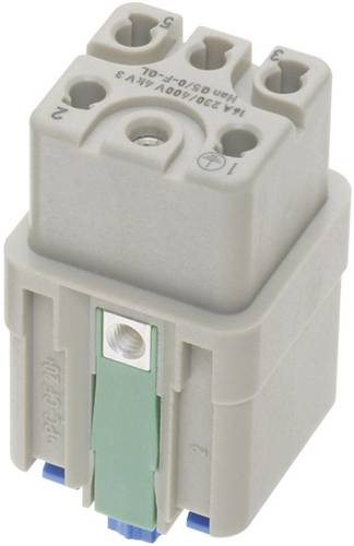 09 12 005 2733-1 Buchseneinsatz Han® Q 5 + PE Han-Quick Lock® 1St.