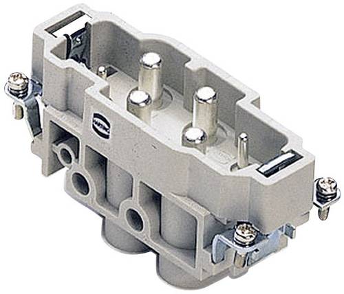 09 38 006 2611-1 Stifteinsatz Han® Com 4 + PE Schrauben 1St.