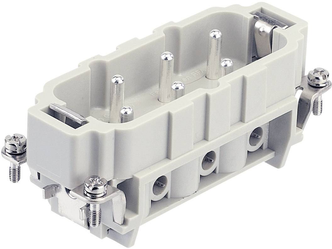 HARTING 09310062611 Stifteinsatz Han® HsB 6 + PE Schrauben 1 St.