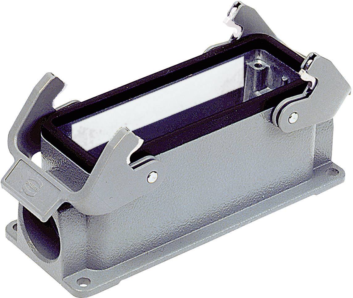 HARTING Han 24B HvE Sockelgehäuse niedrig, 2xM25 seitlicher Kabelabgang, mit 2 Querbügeln - 1 Stück