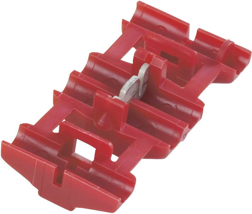 TE Connectivity 735410 Schwachstromverbinder flexibel: 0.5-0.75mm² starr: 0.5-0.75mm² Polzahl: 2 Rot