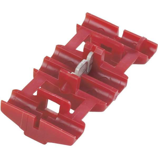 TE Connectivity 735410 Schwachstromverbinder flexibel: 0.5-0.75mm² starr: 0.5-0.75mm² Polzahl (num): 2 Rot