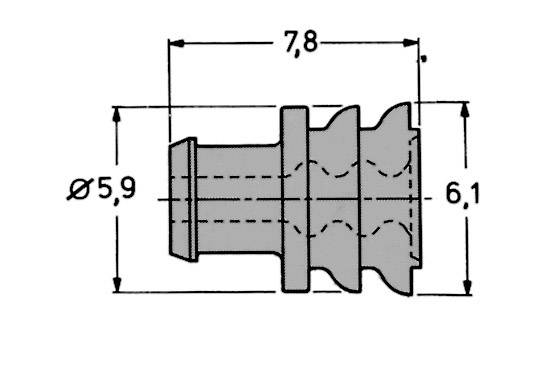 TE Connectivity AMP-Superseal 281934-3 Pole: 1 AMP-Superseal 281934-3 Inhalt