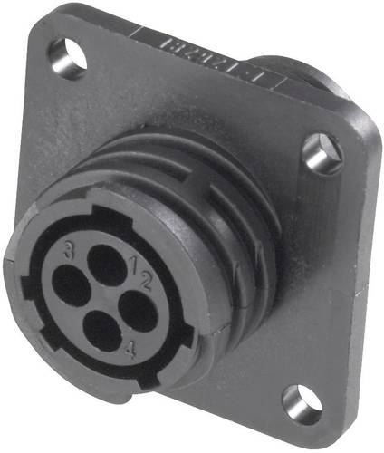TE Connectivity 182921-1 Rundstecker Flanschbuchse Gesamtpolzahl: 4 Serie (Rundsteckverbinder): CPC