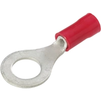TE Connectivity 130014 Ringkabelschuh Querschnitt (max.)=1.60mm² Loch-Ø=5.3mm Teilisoliert Rot TE Connectivity 130014 Ringkabelschuh Querschnitt (max.)=1.60mm² Loch-Ø=5.3mm Teilisoliert Rot