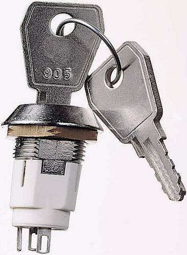 Lorlin SRL-5ES2 Schlüsselschalter 50 V/DC 3A 1 x Ein/Ein 1 x 90° 1St.
