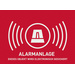 ABUS AU1323 Etiquette d'avertissement système d'alarme Langues allemand (l x H) 74 mm x 52.5 mm
