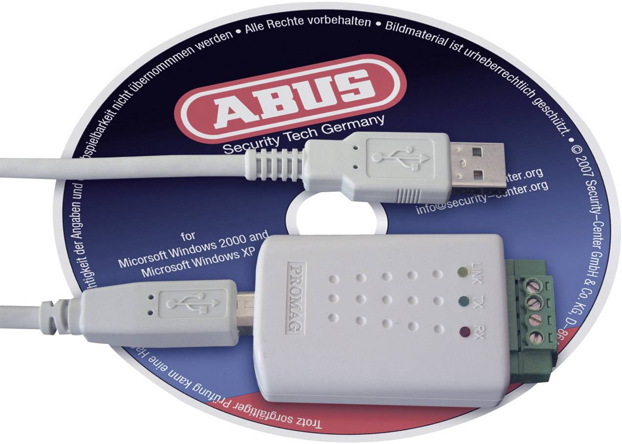 ABUS USB-PROGRAMMIERKABEL FU9099 Funk-Alarmanlagen-Erweiterung USB-Programmierkabel