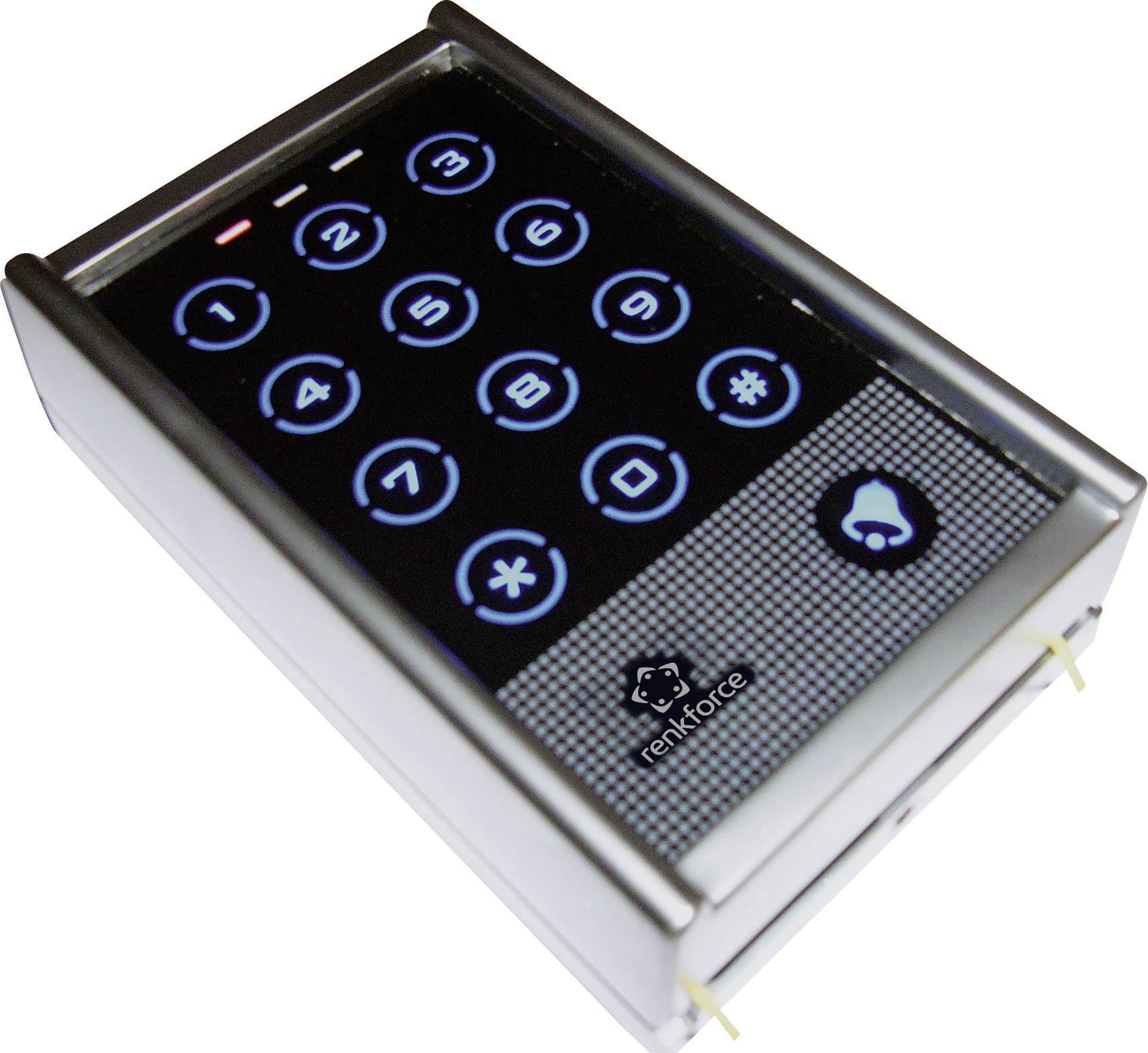 Renkforce 751402 Codeschloss Aufputz IP65 mit Touchscreen, mit beleuchteter Tastatur