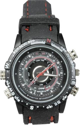 BS WATCH (16G) Überwachungskamera in der Armbanduhr 16GB 640 x 480 Pixel 3,7mm