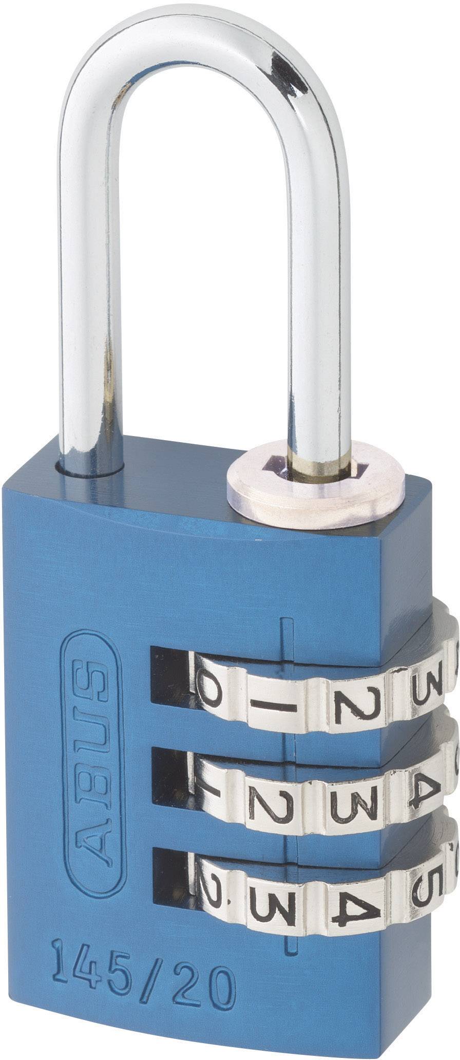 ABUS ABVS46605 Vorhängeschloss 22.5 mm    Blau Zahlenschloss