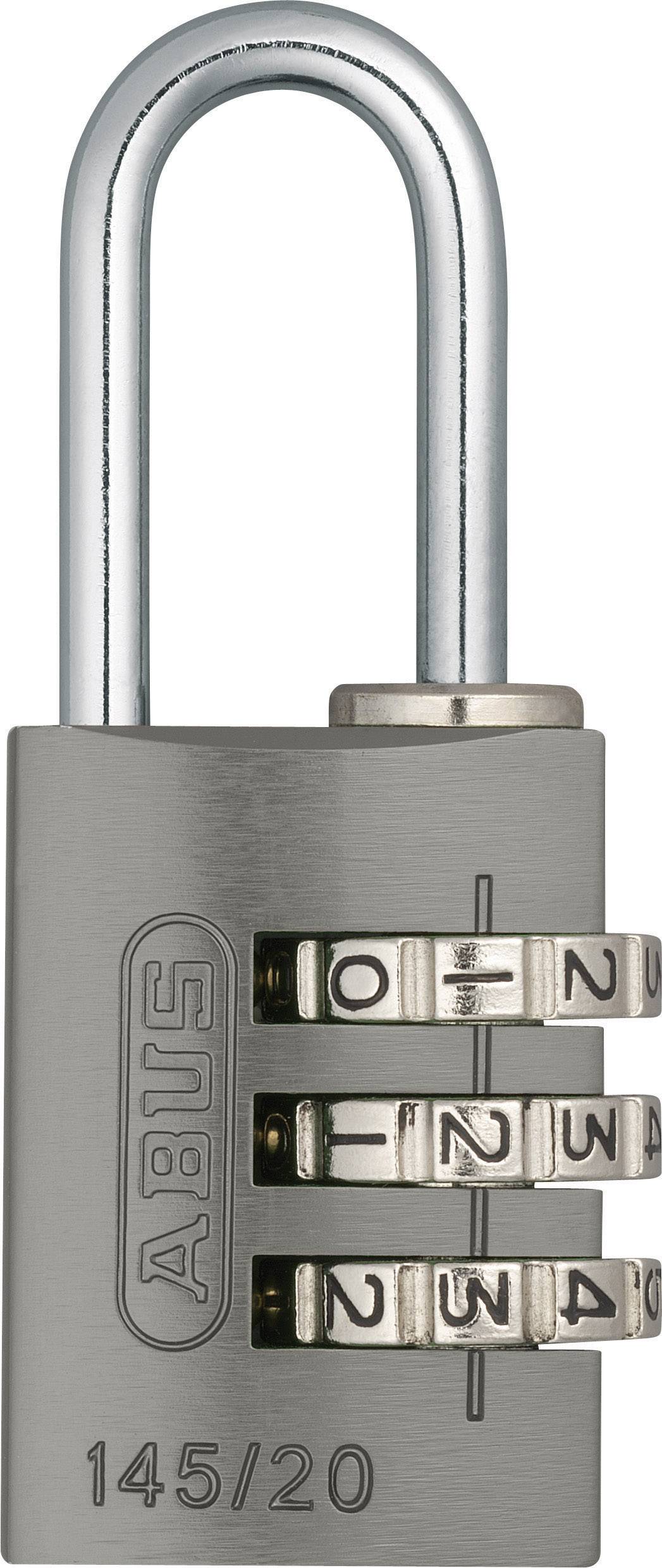 ABUS ABVS46613 Vorhängeschloss 22.5 mm Titanium Zahlenschloss